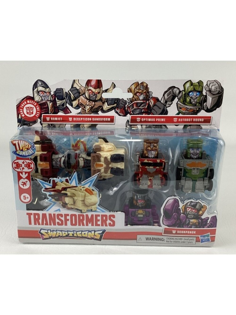 Hasbro Transformers Swapticons Twist and Compine Toys Optimus Prime Scorponok